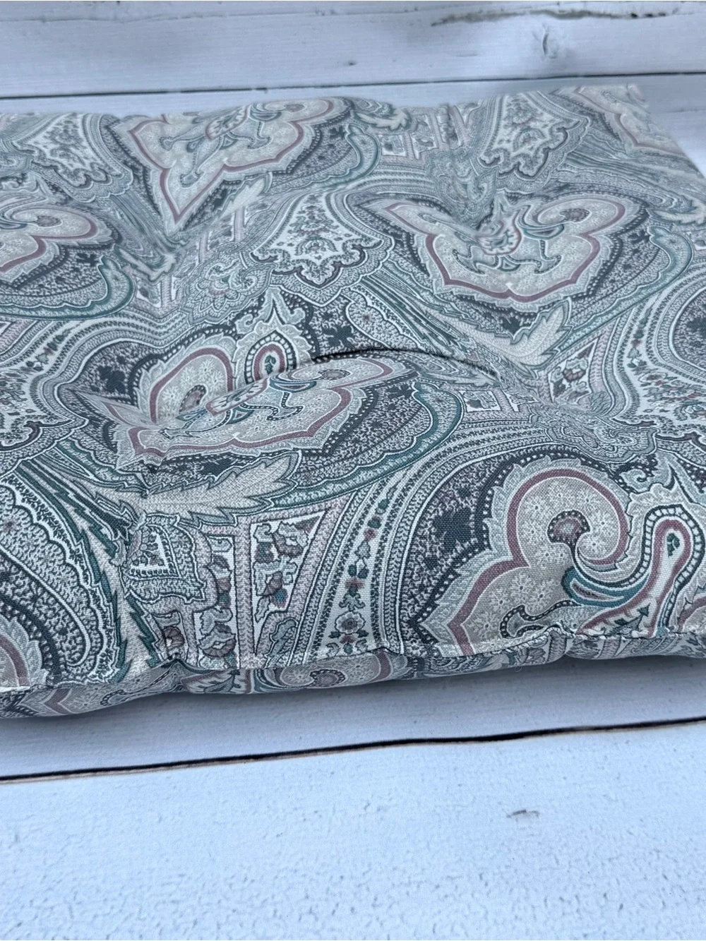 VINTAGE Set of 2 Storehouse Paisley Chair Cushions